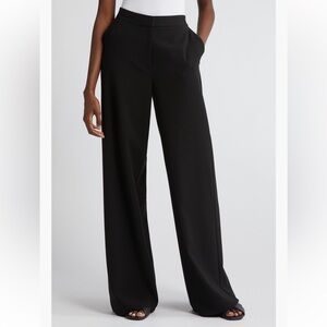 Nordstrom Flat Front Wide-Leg Pants